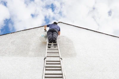 Peinture extérieure au Breuil-en-Auge — façades et ravalement